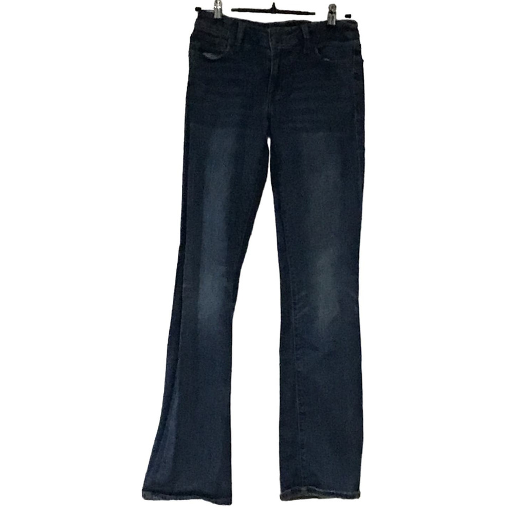 Lucky Brand Womens Lolita Mid Rise Dark Blue Boot‎ Jeans Size 2/26